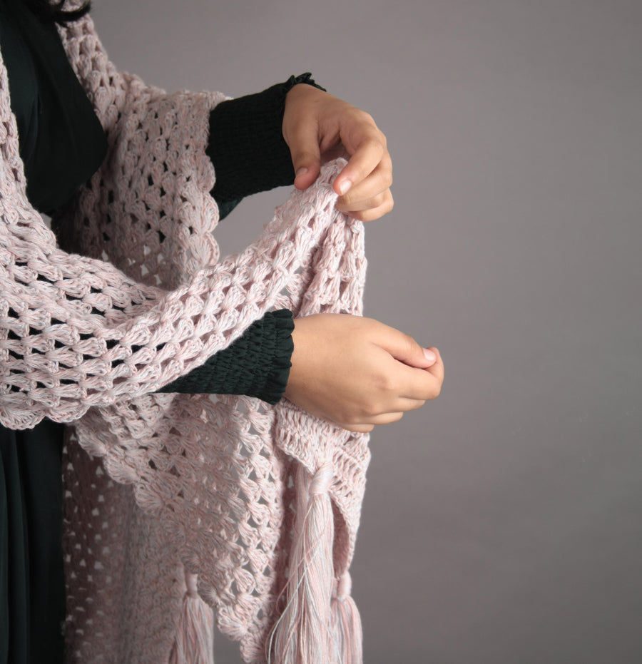 Cotton Crochet Stole