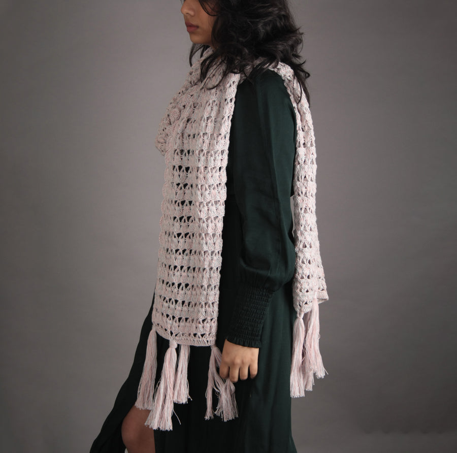 Cotton Crochet Stole