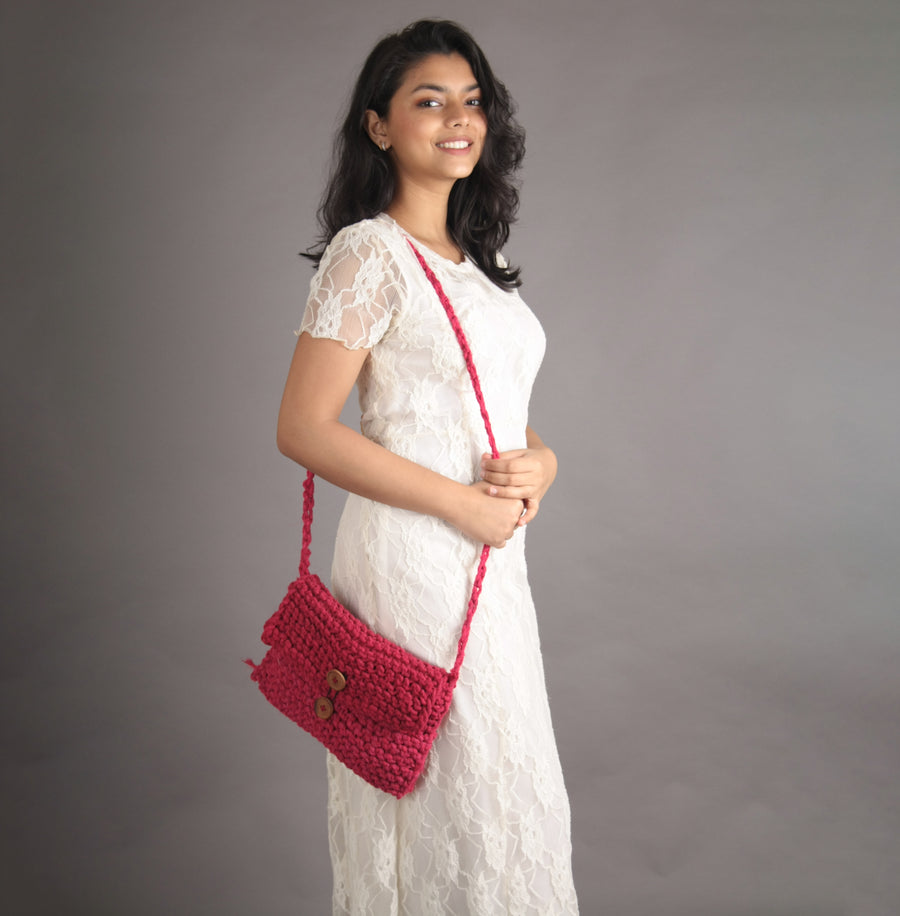 Katran Crochet Sling Bag