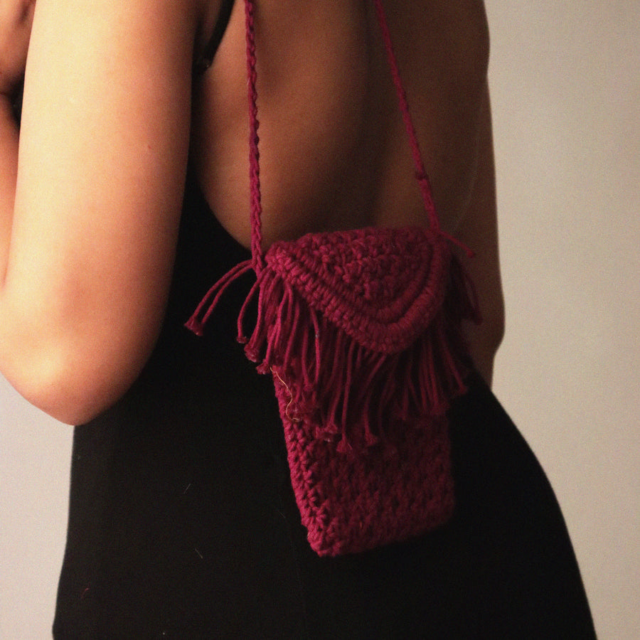 Phone Crochet Sling Bag