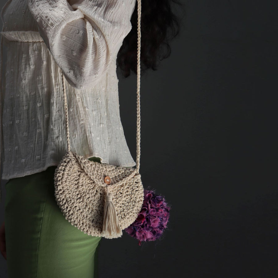 The Miniature Crochet Sling Bag