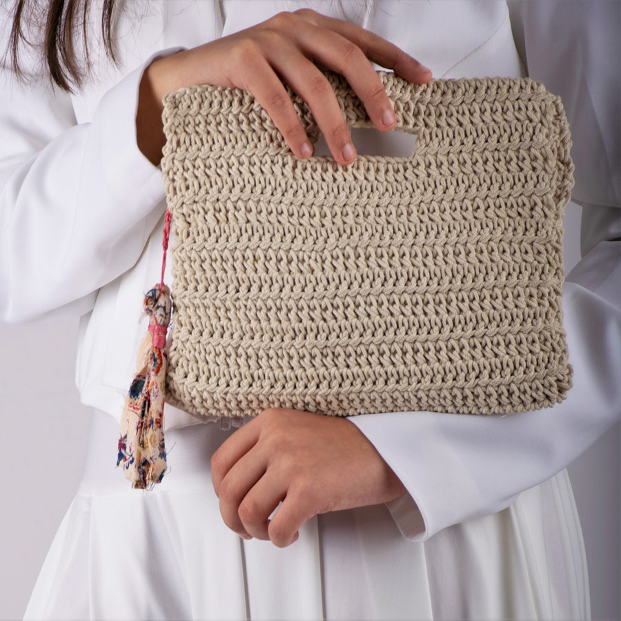 Miniature Hand Crochet Hand-Bag