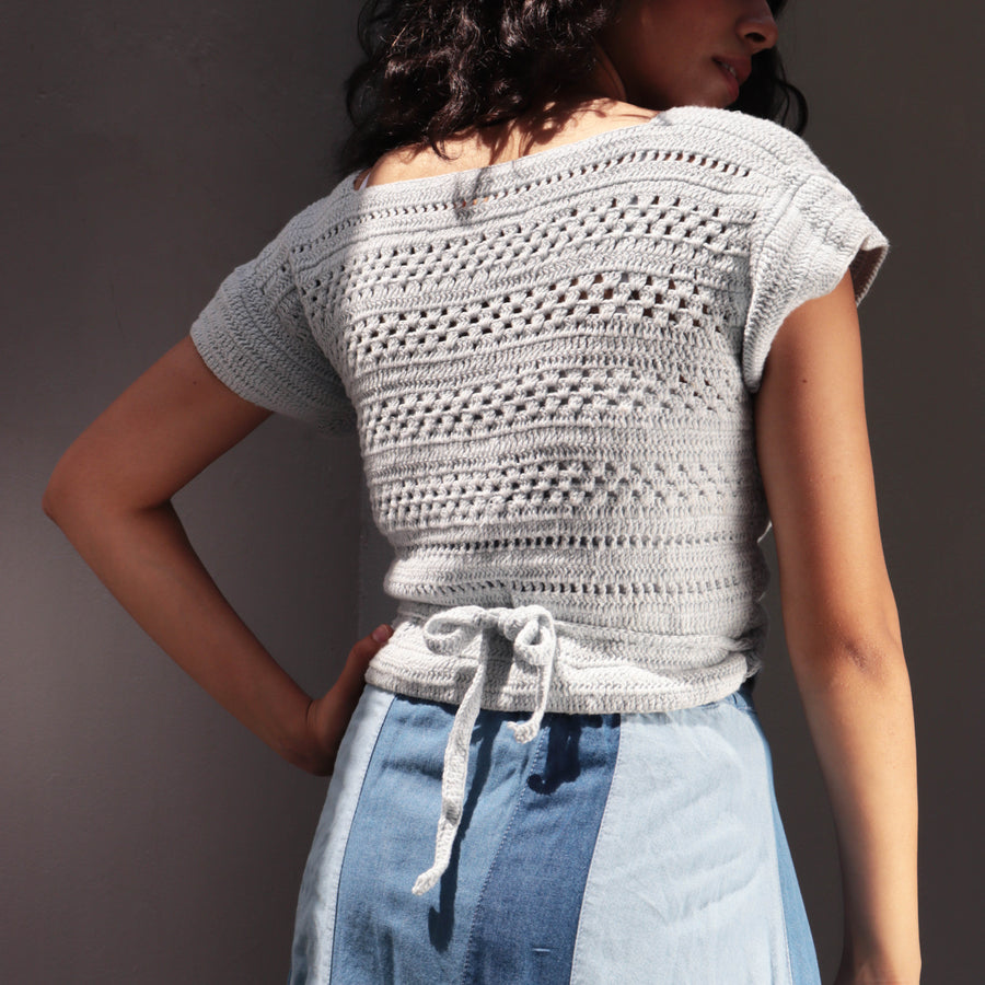 The Cloud Wrap Crochet Top