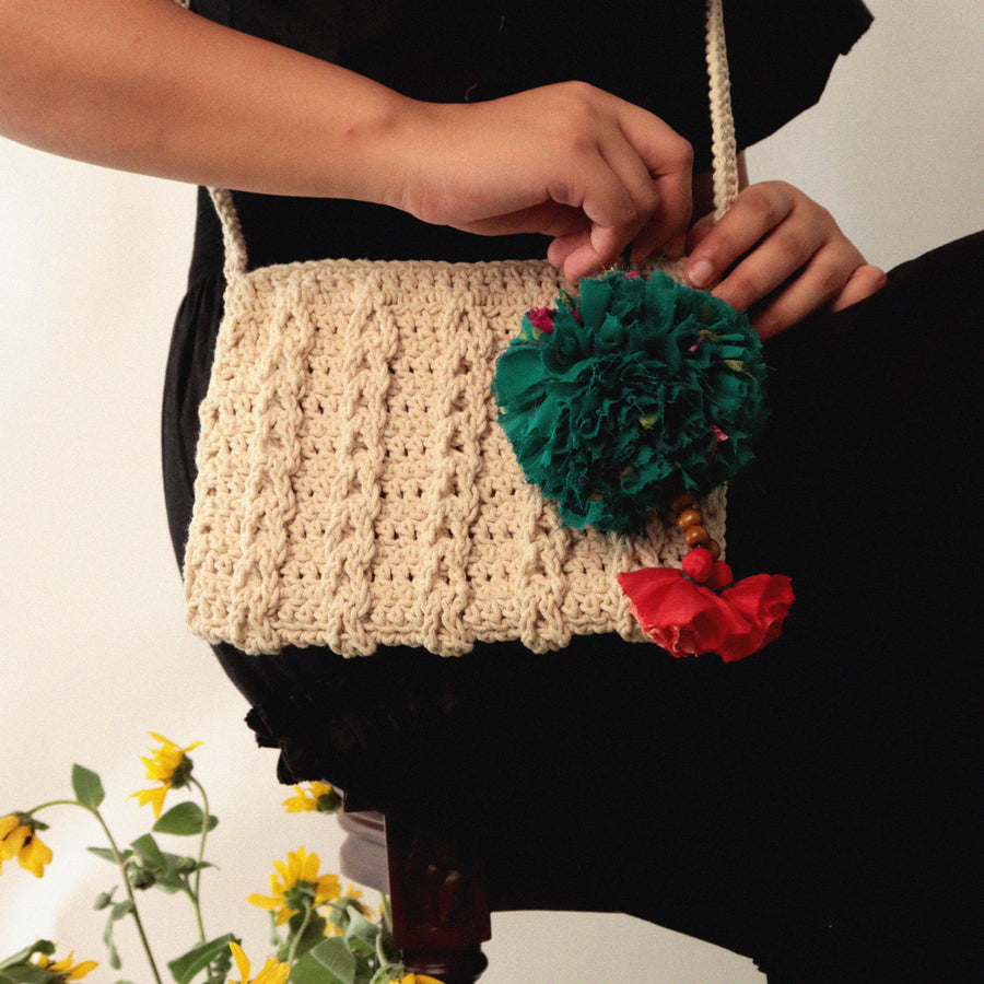 Carry It All Crochet Sling Bag