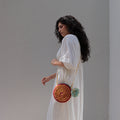 Swirl Round Sling Crochet Bag