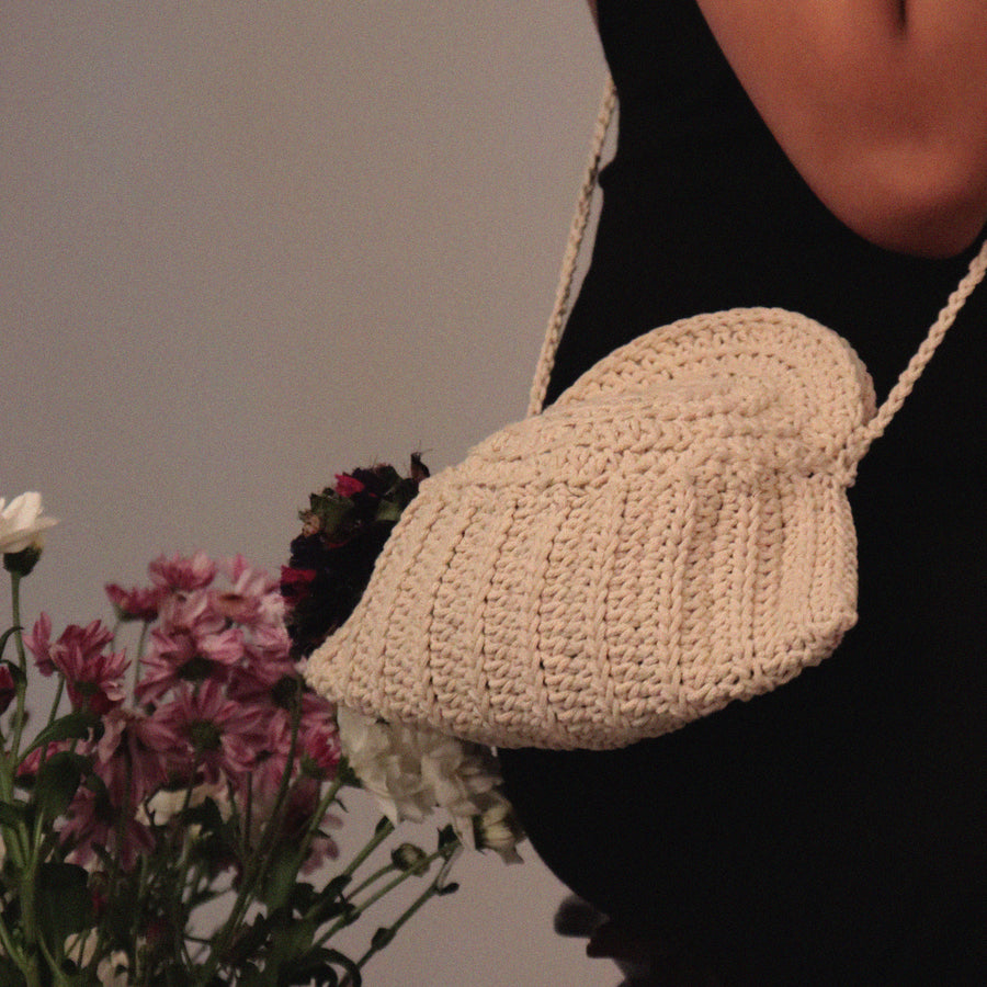 The Sea Shell Crochet Sling Bag