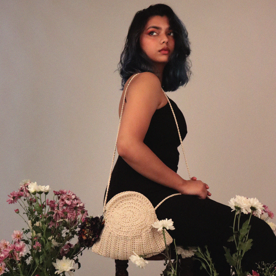 The Sea Shell Crochet Sling Bag