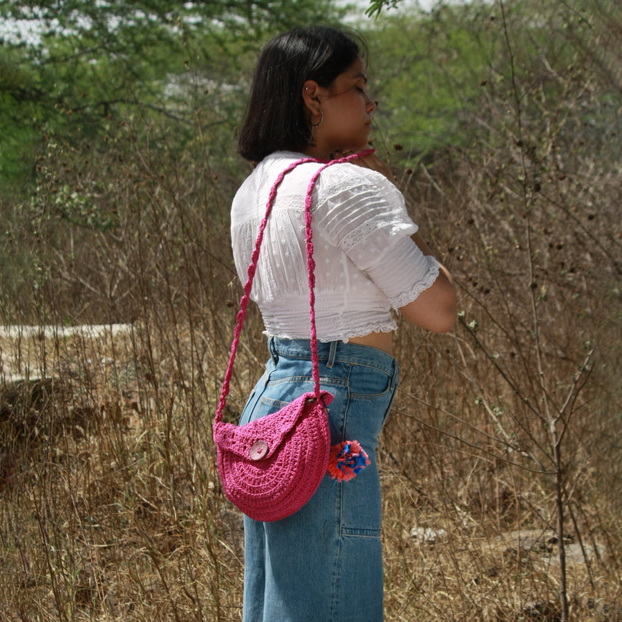 Urbane Crochet Sling Bag