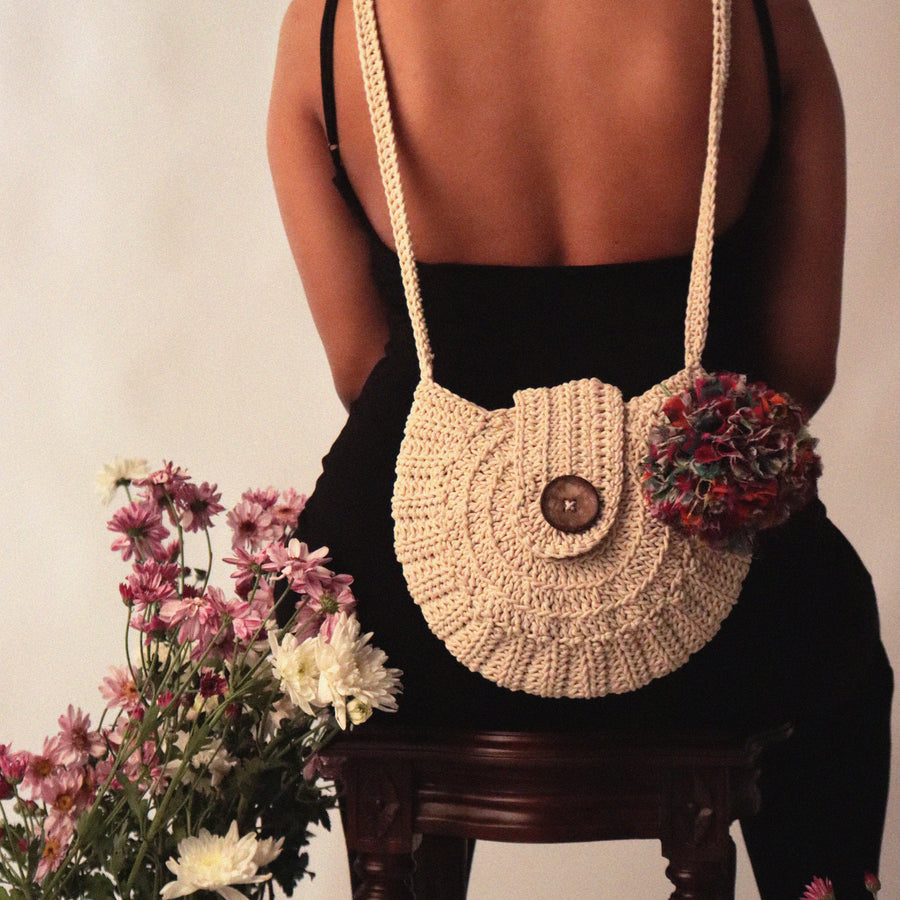 The 'D' Crochet Sling Bag