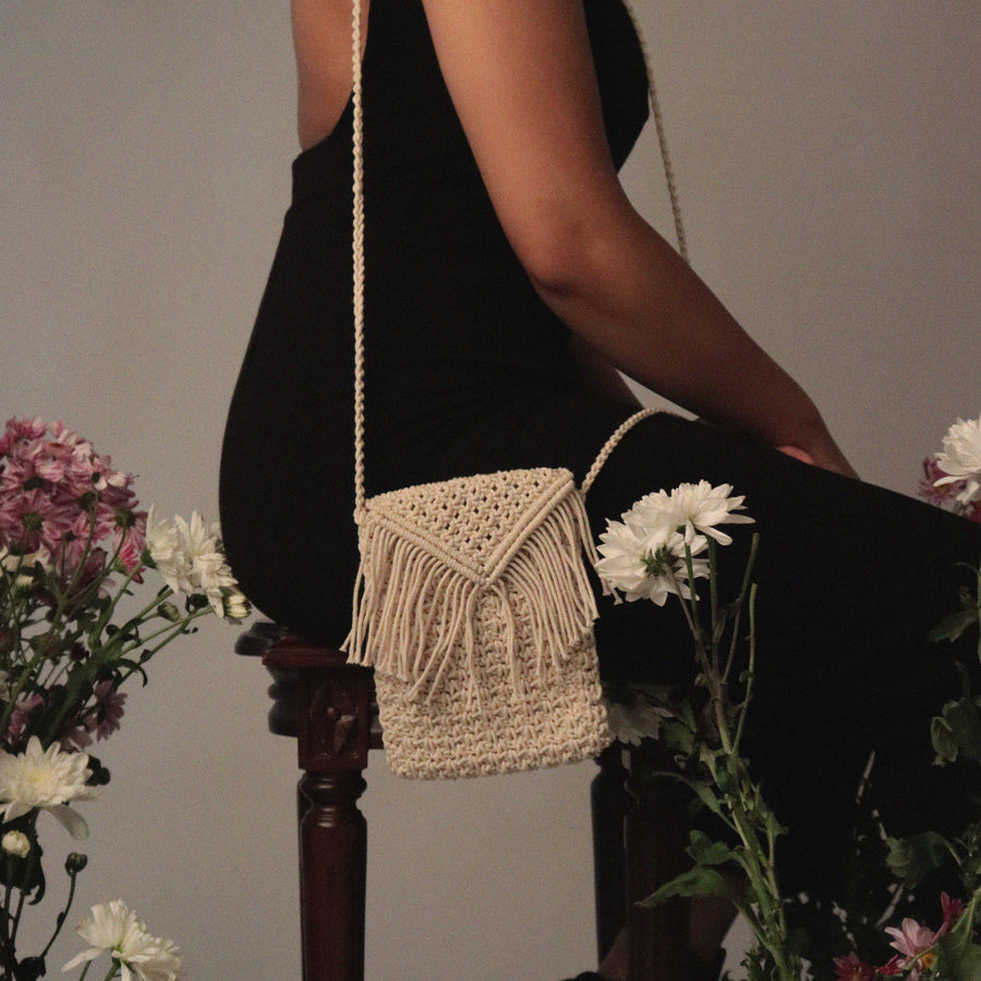 Phone Crochet Sling Bag