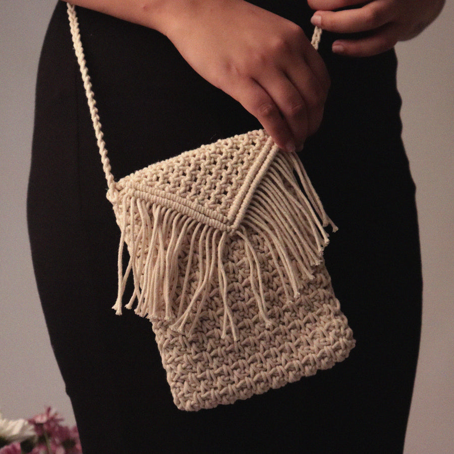 Phone Crochet Sling Bag