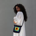 The Sunflower Crochet Sling Bag