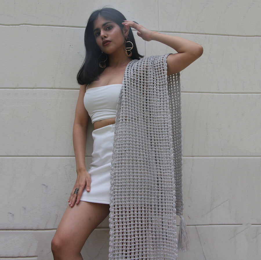 Cotton Crochet Stole