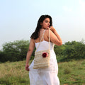 Jute Crochet Jaali Shoulder Bag