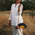 Half Circle Crochet Sling Bag